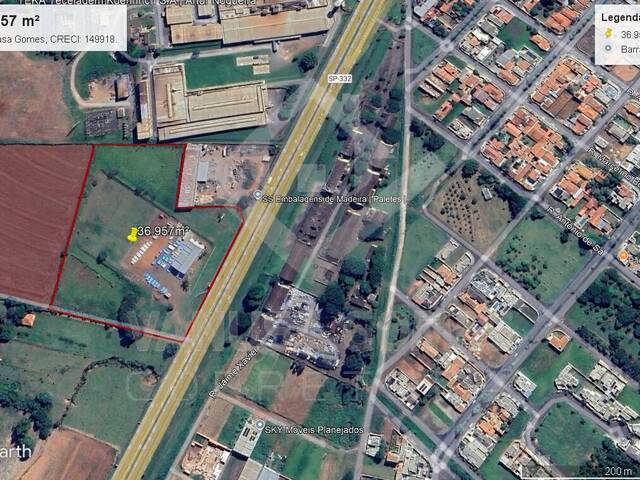 #970 - Área para Venda em Cosmópolis - SP - 2